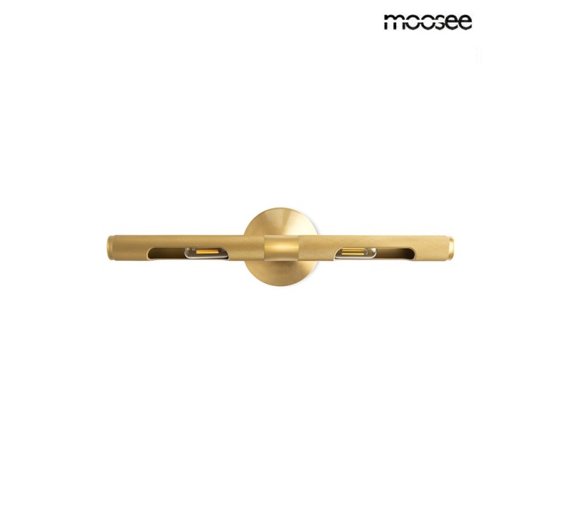 MOOSEE lampa ścienna CRUDO złota