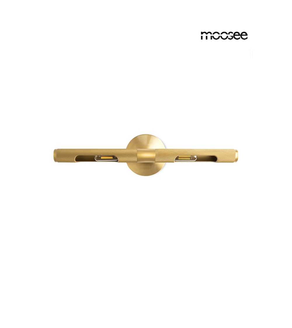 MOOSEE lampa ścienna CRUDO złota