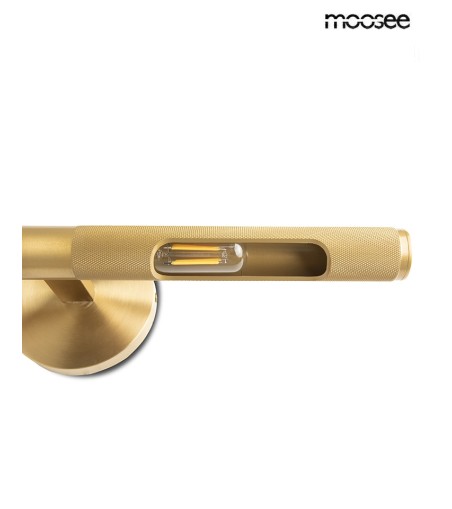 MOOSEE lampa ścienna CRUDO złota