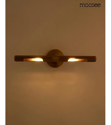 MOOSEE lampa ścienna CRUDO złota