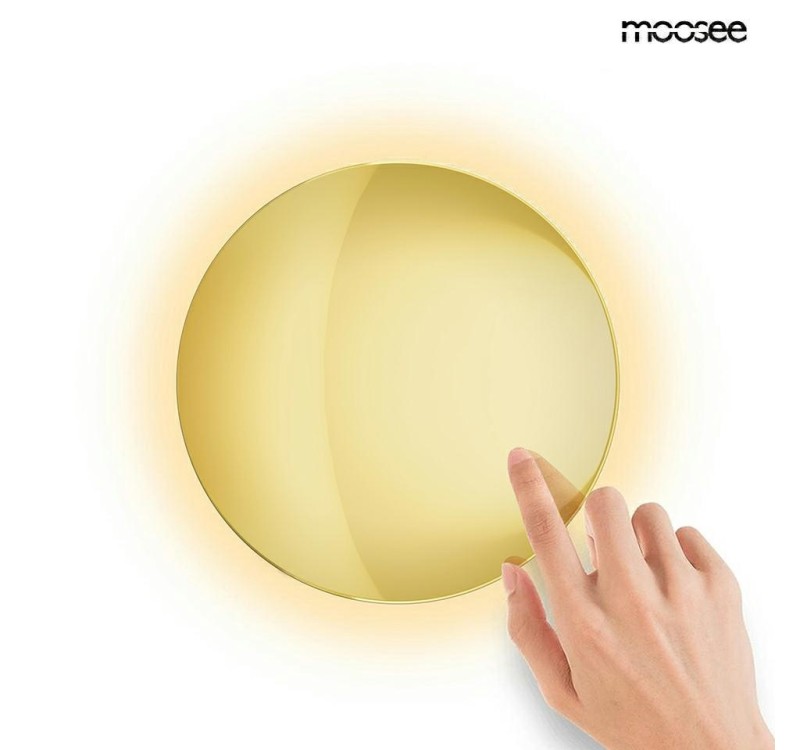 MOOSEE lampa ścienna SHADOW SUN 25 złota