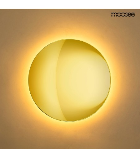 MOOSEE lampa ścienna SHADOW SUN 25 złota