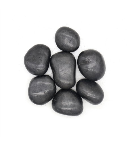 Kamień dekoracyjny ogrodowy OTOCZAK       POLEROWANY 3-5 cm 5 kg czarny