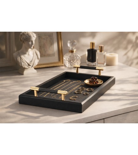 Taca dekoracyjna SHP PORTO czarna