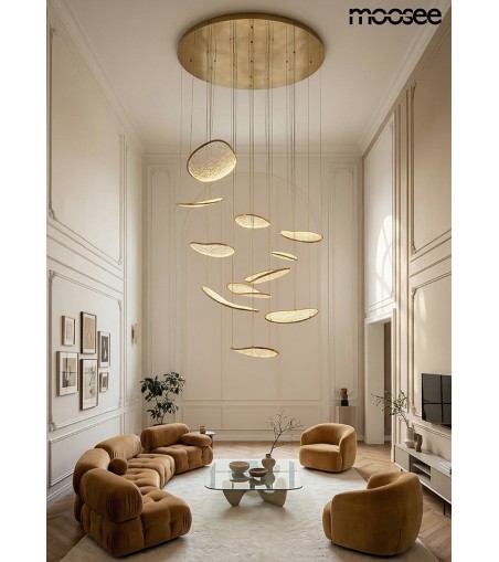 MOOSEE lampa wisząca MEDUSA złota