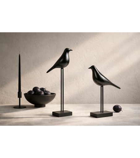 Zestaw 2 dekoracji SHP BIRDY czarna