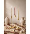 Zestaw 3 świeczników SHP SPLEND złoty