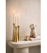 Zestaw 3 świeczników SHP TRIO złoty