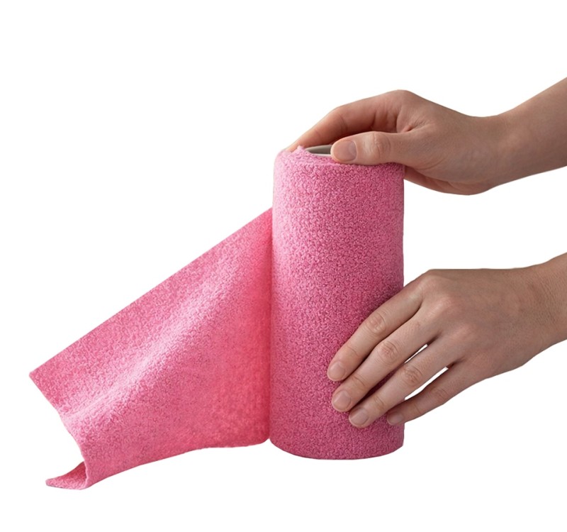 Rolka / ścierki z mikrofibry SHP CLINT    różowe