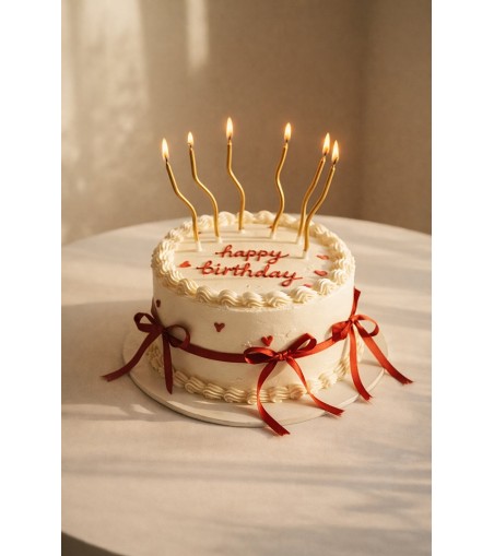 Zestaw 36 świeczek SHP TWIST złoty