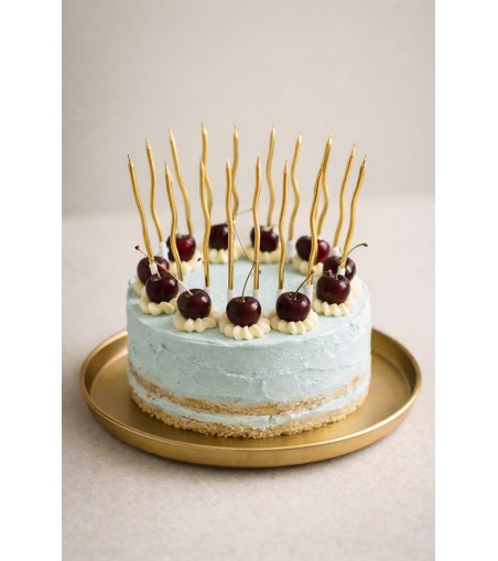 Zestaw 36 świeczek SHP TWIST złoty