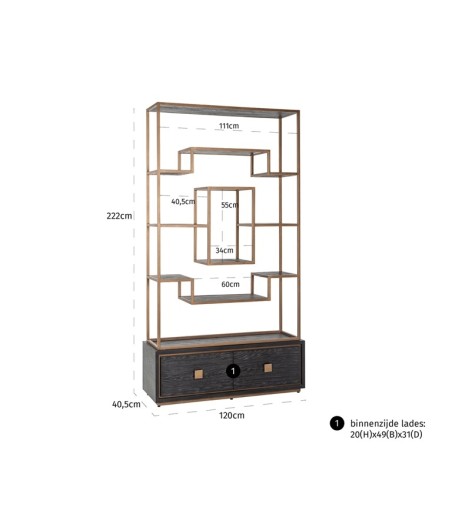 RICHMOND regał HUNTER