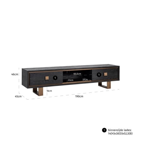 RICHMOND szafka RTV HUNTER
