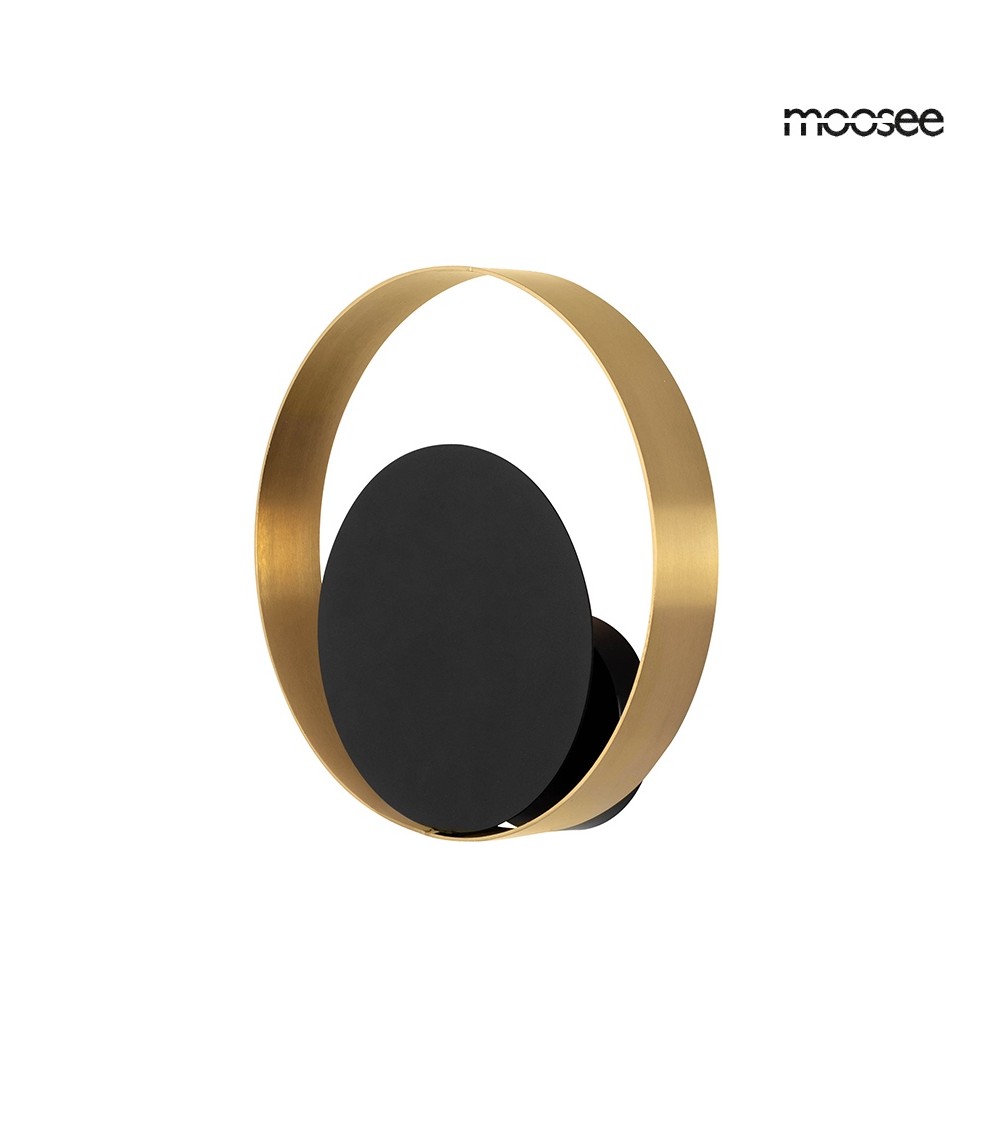 MOOSEE lampa ścienna BAND złota / czarna