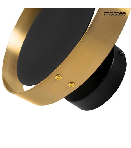 MOOSEE lampa ścienna BAND złota / czarna