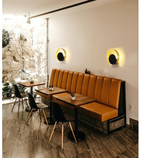 MOOSEE lampa ścienna BAND złota / czarna