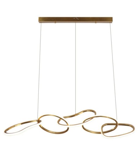 RICHMOND lampa wisząca FLYN szczotkowane  złoto