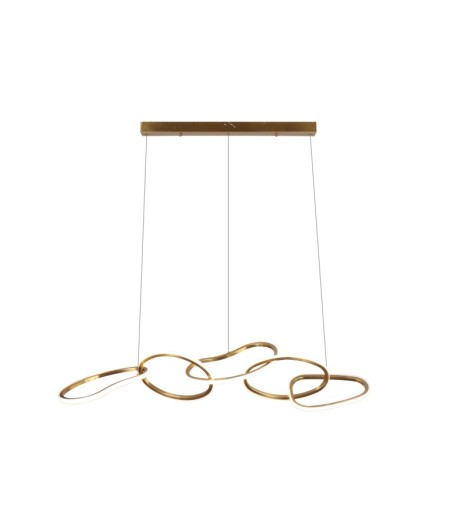 RICHMOND lampa wisząca FLYN szczotkowane  złoto