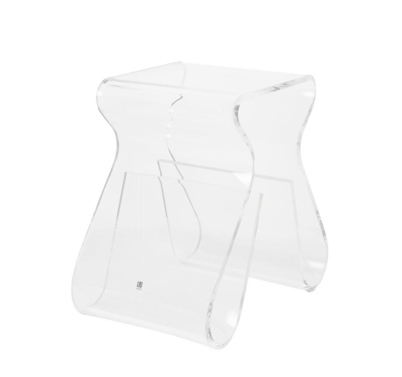 UMBRA stołek MAGINO przezroczysty