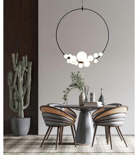 MOOSEE lampa wisząca ROCIO czarna