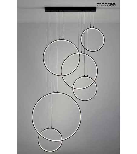 MOOSEE lampa wisząca CIRCULO SIX czarna