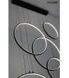 MOOSEE lampa wisząca CIRCULO SIX czarna