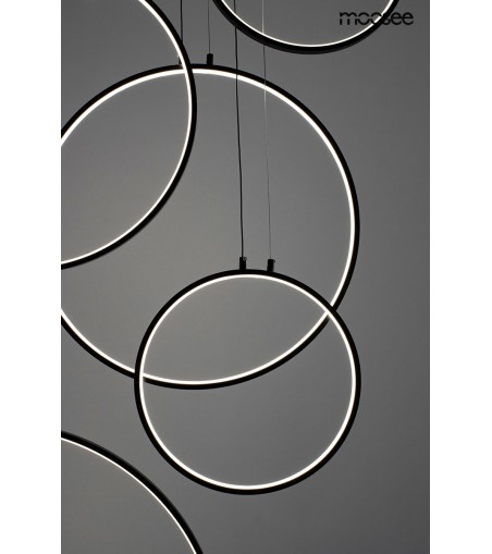 MOOSEE lampa wisząca CIRCULO SIX czarna