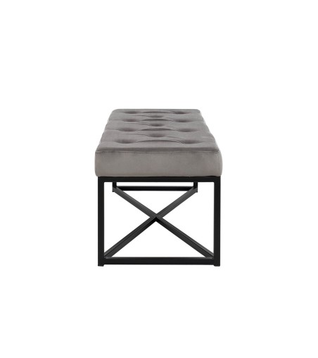 KARE ława CROSSOVER 90x40 cm szara