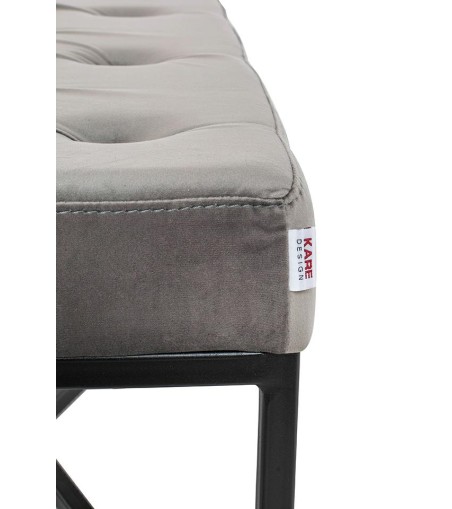 KARE ława CROSSOVER 90x40 cm szara