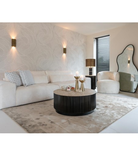 RICHMOND lustro ścienne ALDON - czarne