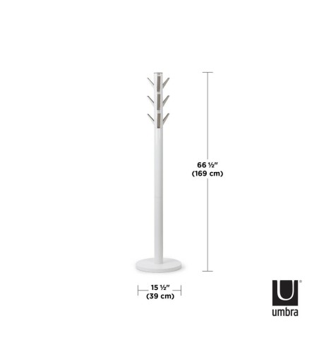 UMBRA wieszak na ubrania FLAPPER biały