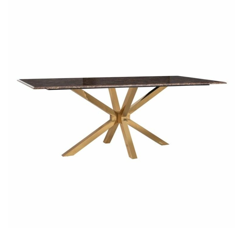 RICHMOND stół jadalniany CONRAD złoty