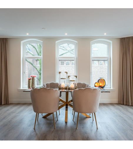 RICHMOND stół jadalniany CONRAD złoty