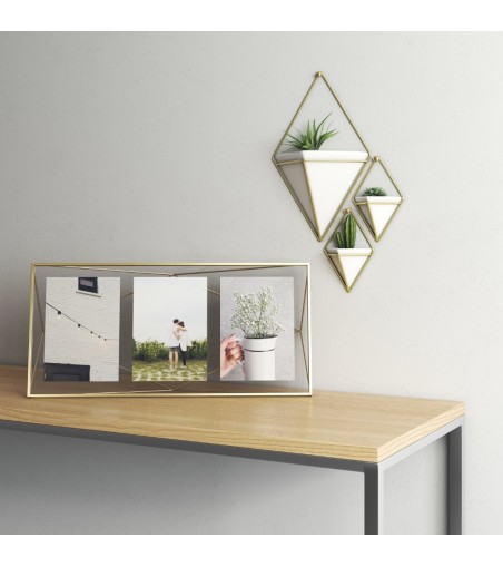 UMBRA ramka na zdjęcia PRISMA MULTI - złota