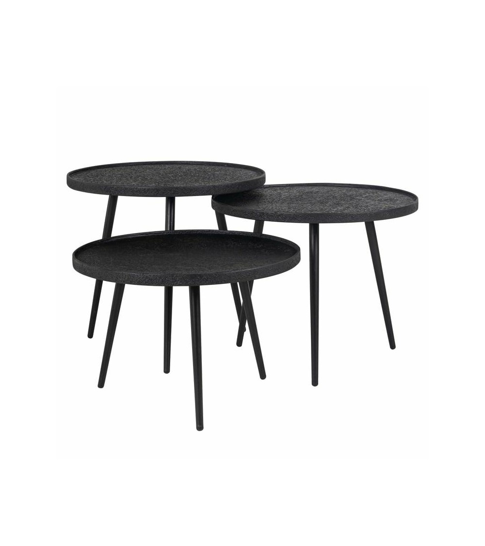 RICHMOND zestaw stolików OXFORD czarny