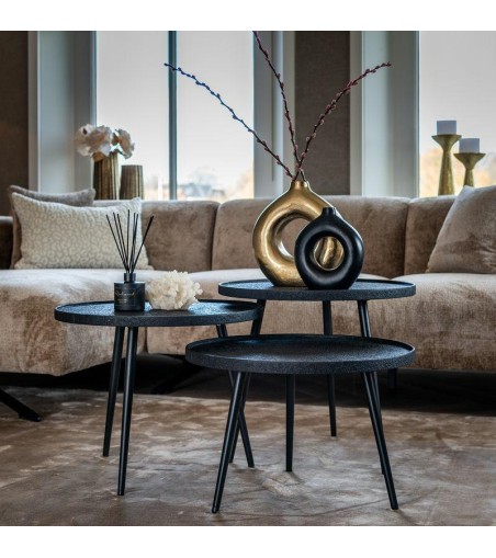 RICHMOND zestaw stolików OXFORD czarny