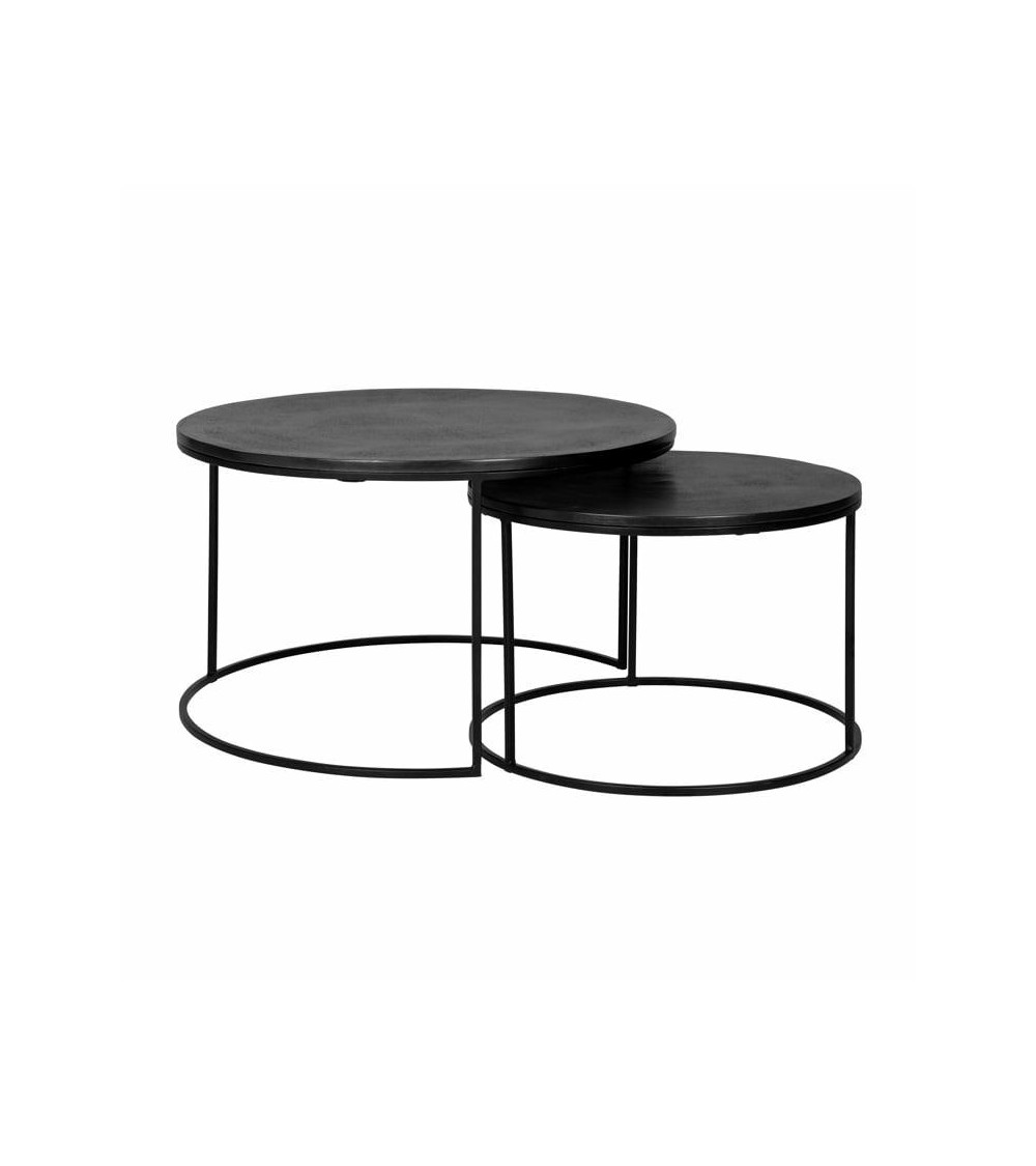 RICHMOND zestaw stolików BOLDER czarny