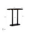 RICHMOND stolik barowy ZENZA czarny