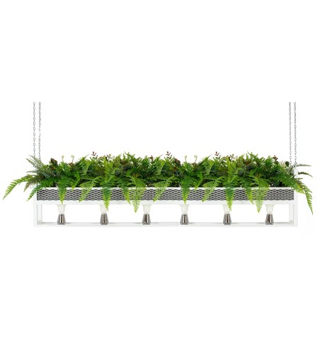 Lampa wisząca / kwietnik SEMIRA 180 INDUSTRIAL biała