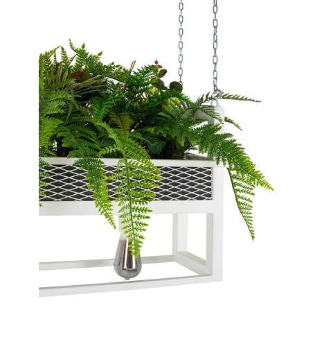 Lampa wisząca / kwietnik SEMIRA 180 INDUSTRIAL biała