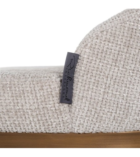 RICHMOND krzesło barowe BOLTON 76 - tkanina, złota podstawa