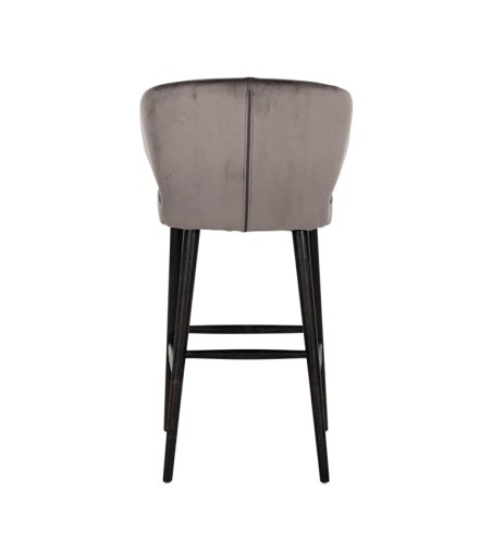 RICHMOND krzesło barowe INDIGO STONE 78 - welur