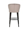 RICHMOND krzesło barowe INDIGO KHAKI 78 - welur