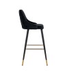 RICHMOND krzesło barowe IMANI 77 czarne