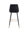 RICHMOND krzesło barowe IMANI 77 czarne