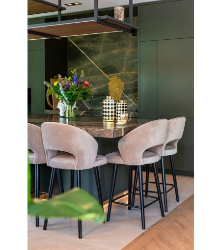 RICHMOND krzesło barowe SAVOY 68 khaki