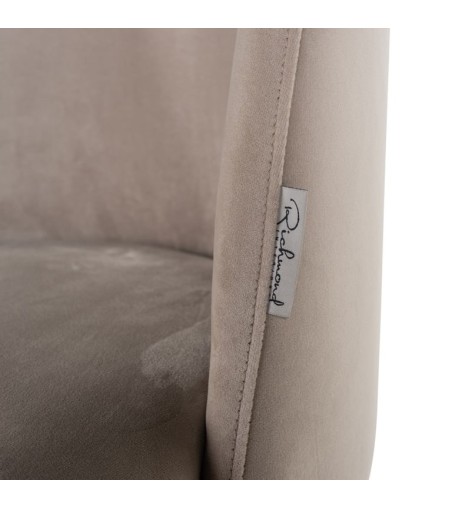 RICHMOND krzesło ALICIA khaki - trudnopalne