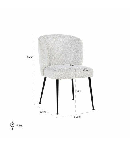 RICHMOND krzesło FALLON BOUCLE