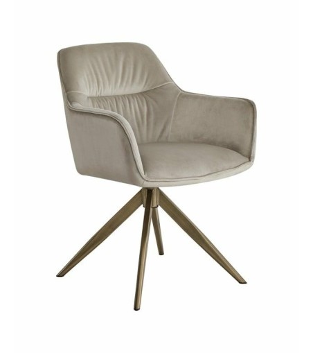 RICHMOND krzesło obrotowe ALINE beżowe - trudnopalne