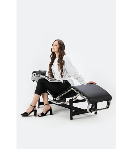 Leżanka DIVANO czarna